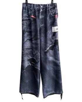 男款联名款3D印花长裤OS版019