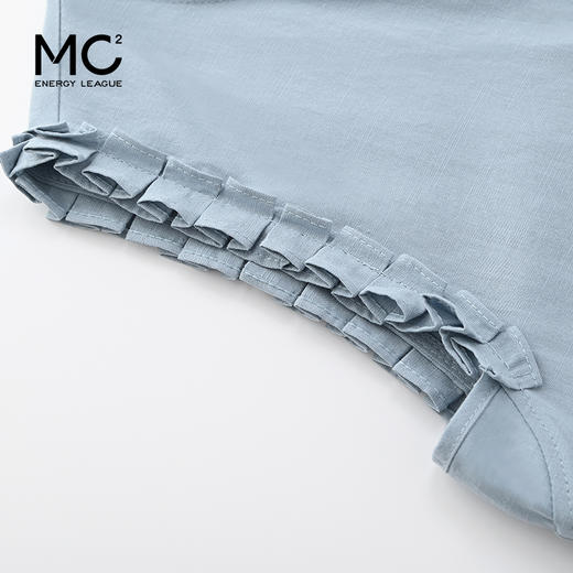 女装花边袖上衣配阔腿套装-212S5223020 商品图1