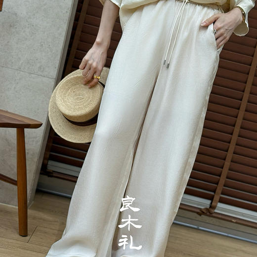 【预售7天】良木礼醋酸休闲裤（T53） 商品图1