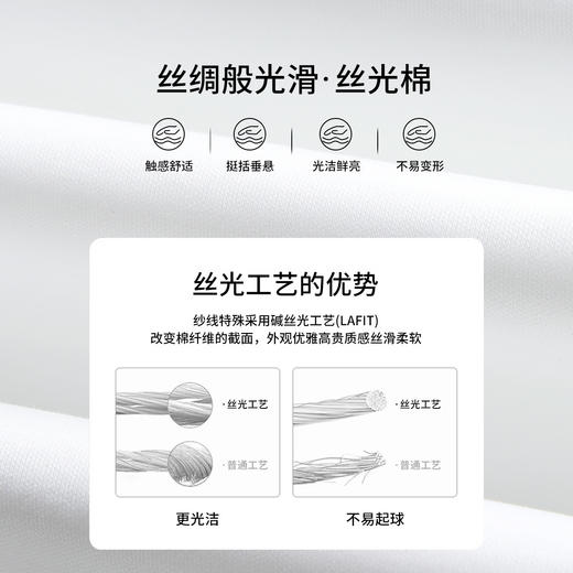 【森呼吸九号】传奇人生丝光纯棉T恤255X0T916S[门店专款] 商品图4