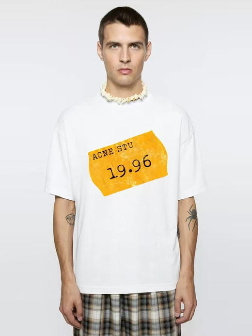 现货 THS-限时 情侣款 艾克妮家 1996系列logo印花T恤 QH465 商品图0