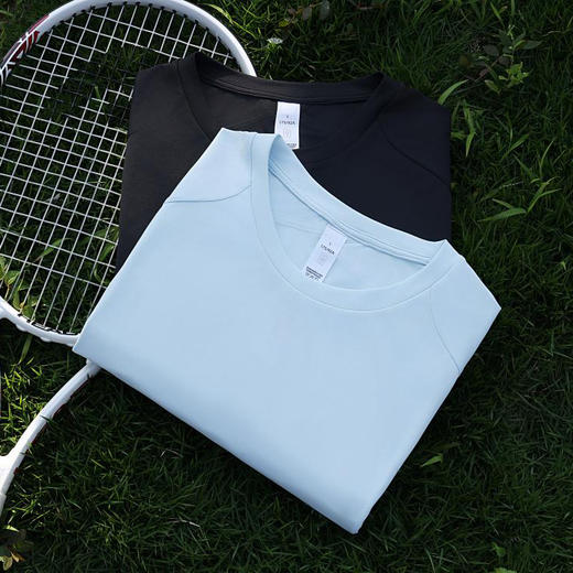 轻奢东丽空气桥圆领速干短袖男夏季薄款T恤  HLS-GF81030# 商品图2