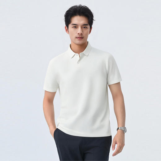 【凉感&7A级抗菌】圣得西男士短袖POLO衫2025年新款商务休闲上衣 商品图1