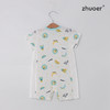 【短袖对襟哈衣】卓儿夏季婴儿连体衣男女宝宝薄款透气纯棉卡通爬服 商品缩略图4