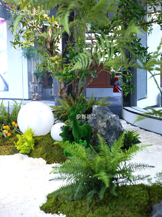 仿真花艺造景/假花造景/酒店别墅庭院室内外景观设计/店铺仿真绿植造景（具体价格可咨询商家） 商品图8