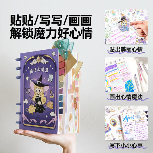 美乐童年心情魔法屋礼盒女孩子手工diy安静书公主玩具生日礼物 商品图2