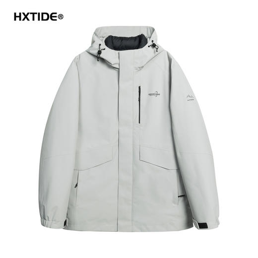 【新品上新】HX 冬季短款两件套带帽羽绒服三防面料羽绒内胆/Y100440009101/02/03 商品图3