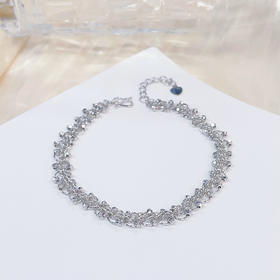 【限时8.8折】【线上铂金馆】PT950 铂金空心调节绕线串珠手链(PTSL00056)预售产品下单后不退款不退货不换货不补差价)