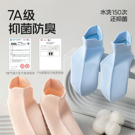 心选丨拾袜记竹纤维凉感船袜 超薄网眼竹纤维 商品图3