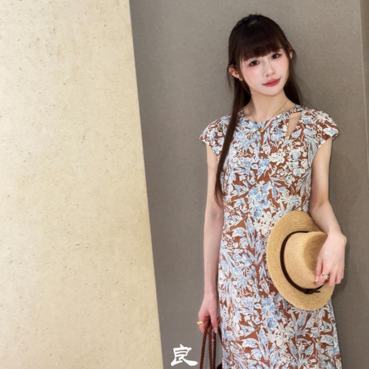 【预售7天】良木礼真丝连衣裙（2330） 商品图0