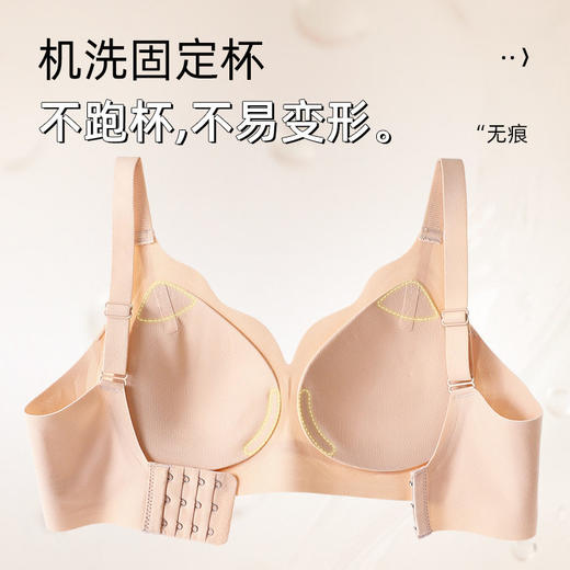 SDE-K01#   冰皮果冻软支撑透气文胸无钢圈裸感透气提拉防下垂内衣女夏季（单件） 商品图3