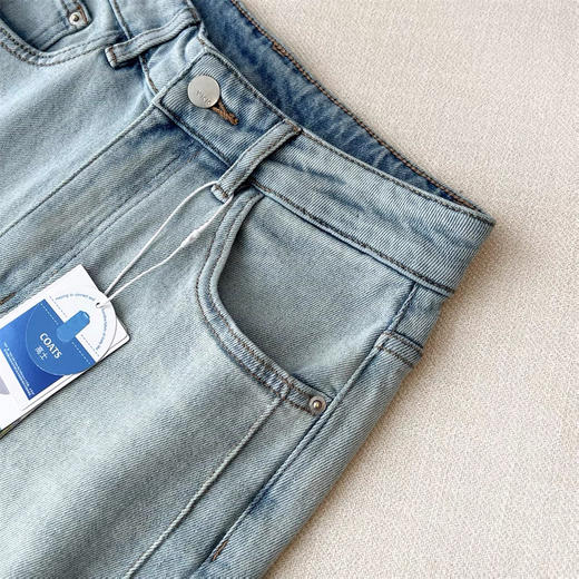 锡现【不退不换】3637 天花板 三醋酸莫代尔 腰窄版阔腿牛仔裤 商品图9