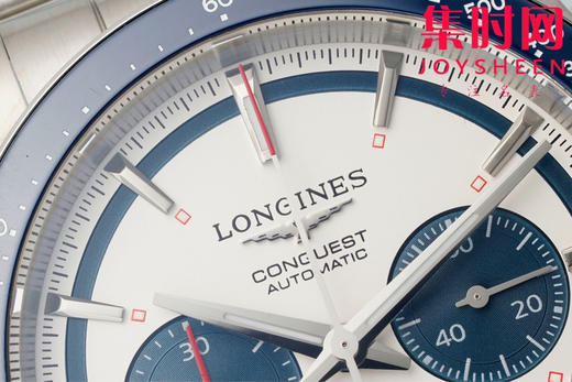 AF浪琴康卡斯计时系列 康卡斯悦动计时 男士腕表 钢带款 表径42mm 商品图3