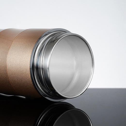 子佩集S999银节节高升竹节纯银内胆杯摆件【ZX008】金色大号泡茶杯2201 商品图3