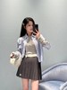 点此购买 miumiu缪缪夏季女士百褶迷你半身裙 xg 322330 商品缩略图5