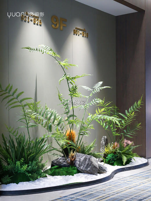 仿真花艺造景/假花造景/家居会所商业楼/生态景观场景布置/店铺绿植造景（具体价格咨询商家） 商品图1