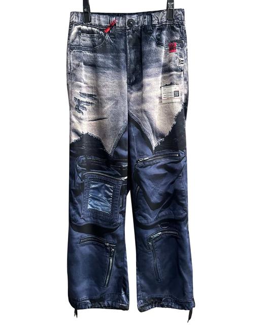 男款联名款3D印花长裤OS版019 商品图0