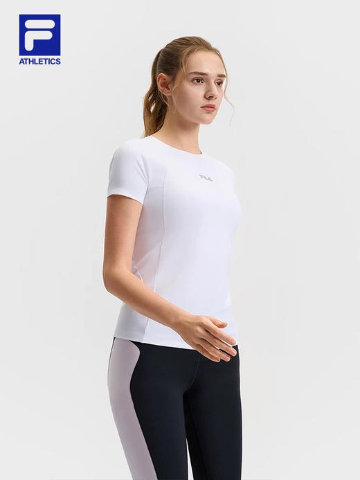 【6月30日 下午16:00 秒杀】返场 斐乐 女生 锦氨速干三色短袖T恤 商品图3