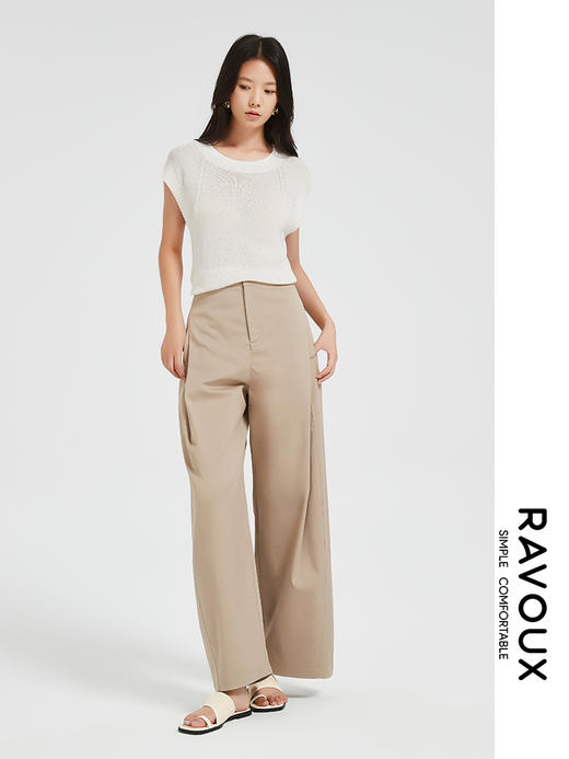 272169927侧打褶长裤 商品图4