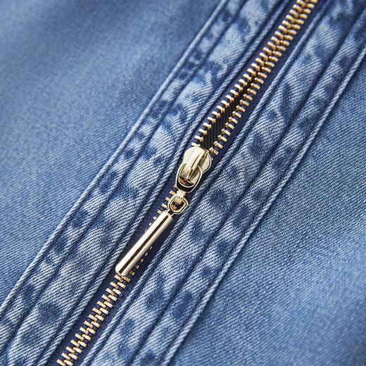 「高货wl」全新升级【铂金会员339/天猫459/差价120】(10124)洛诗琳高级感牛仔裙2025夏季系带收腰通勤复古连衣裙女 商品图3