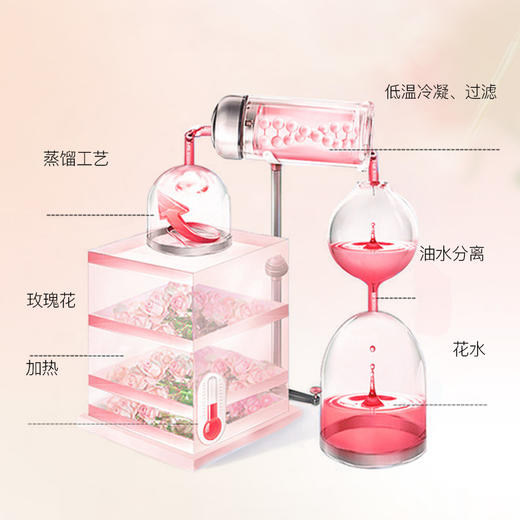 让肌肤喝饱水！【CAISELIN彩瑟琳--保加利亚玫瑰纯露500ml】纯纯的进口玫瑰花水成分、补水保湿提亮肤色、补水护肤滋润光泽、温和舒缓不刺激、一瓶多效敏感肌可用 商品图8