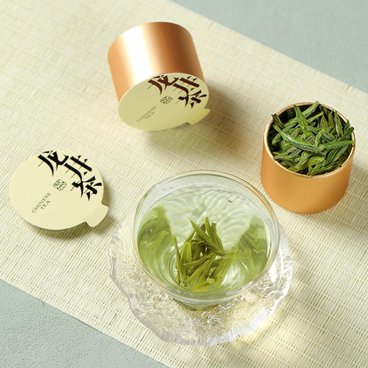 【龙隐江南茶礼】去寻微信会员专享 2025新茶  明前特级  龙井绿茶 小罐装 净含量80g 商品图5