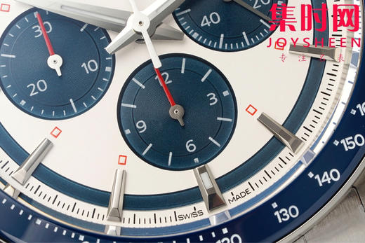 AF浪琴康卡斯计时系列 康卡斯悦动计时 男士腕表 胶带款 表径42mm 商品图4