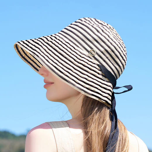 卡蒙女款条纹帽子KM-6239 商品图1