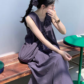 裁缝学苑AQ490无袖后背系带连衣裙纸样女装背心裙子服装打板样板