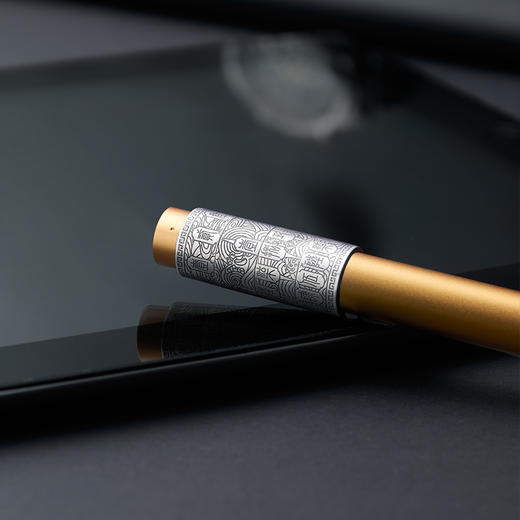 《行云流水》签字笔  足银万年历功能  专利工艺  轻松旋转  文趣解压  文化礼品  个性定制 商品图2