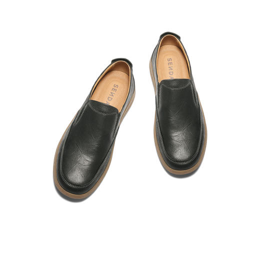 【云粉节】BF楼 森达休闲皮鞋2025秋季新款轻便舒适乐福鞋41CB7吊牌价1099活动价499 商品图1