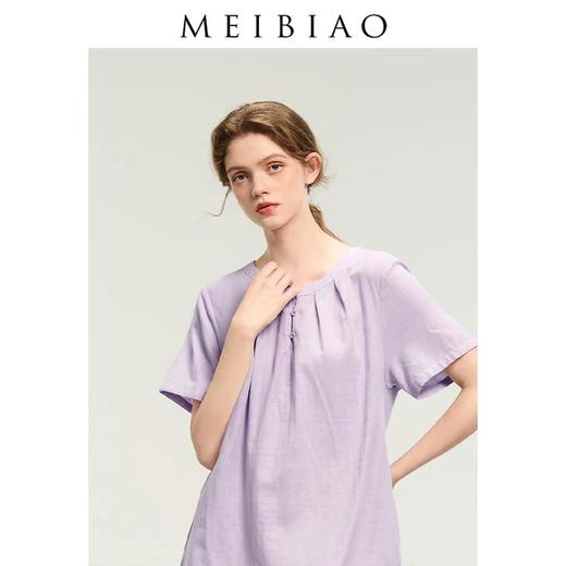 3楼 美标棉纱睡裙睡衣女棉质春夏甜美家居服89261 商品图0
