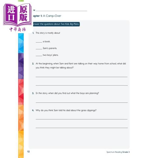 【中商原版】光谱练习册 阅读系列 6年级 Carson Dellosa Spectrum Reading Grade 6 美国CarsonDellosa 英文原版进口教辅 商品图9