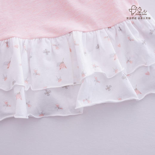 【裙子两件套】卓儿轻薄婴儿女童夏季连衣裙女宝宝短袖裙子 商品图3