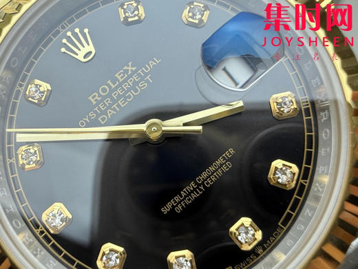 C厂劳力士日志型41mm 间金黑盘钻面 3235机 五珠链 904L钢 男士腕表 商品图4