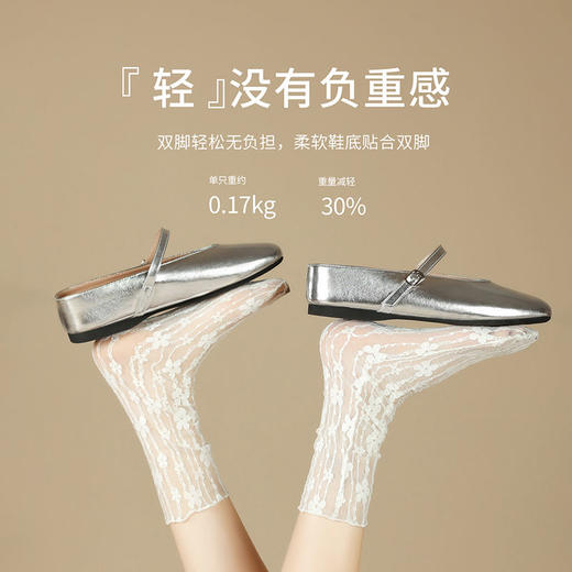 ZHR则则银色穆勒鞋女2025新款内增高外穿凉拖鞋女法式玛丽珍半拖 商品图5