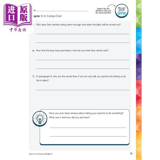 【中商原版】光谱练习册 阅读系列 6年级 Carson Dellosa Spectrum Reading Grade 6 美国CarsonDellosa 英文原版进口教辅 商品图10