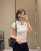 623-3 独家圆正 lew棉质小飞袖修身tee 我穿L 商品缩略图0