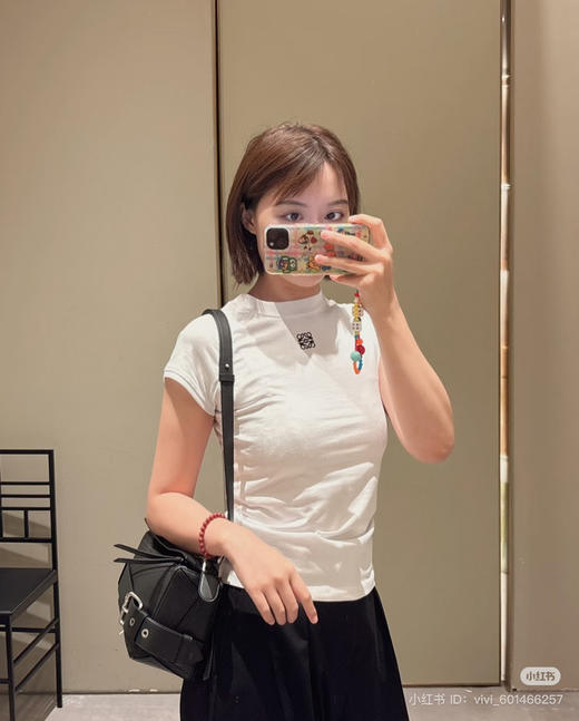 623-3 独家圆正 lew棉质小飞袖修身tee 我穿L 商品图0