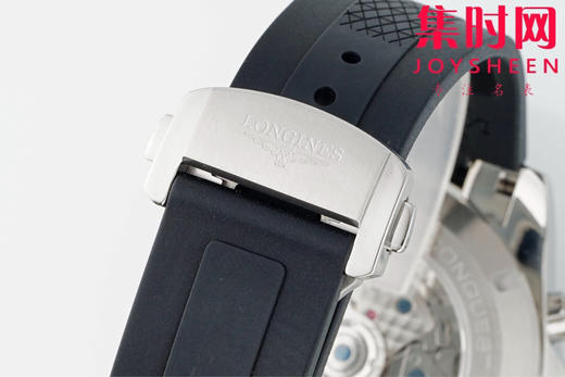 AF浪琴康卡斯计时系列 康卡斯悦动计时 男士腕表 胶带款 表径42mm 商品图8