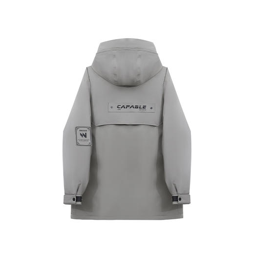 【新品上新】HX 冬季长款带帽羽绒服防风保暖简约大气S100444332101/02/03 商品图5