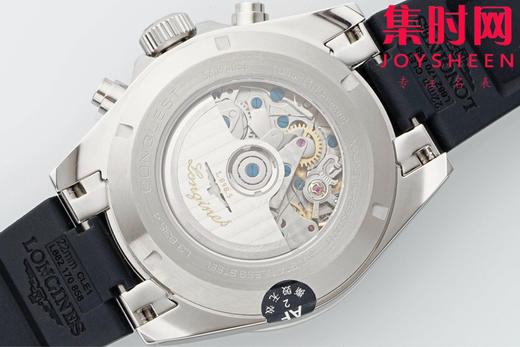 AF浪琴康卡斯计时系列 康卡斯悦动计时 男士腕表 胶带款 表径42mm 商品图5