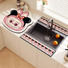 💥【垚森之家Labubu硅藻泥沥水垫】深度体验：🌸告别湿漉漉！高颜值+黑科技让厨房秒变治愈空间💖 没用它之前厨房总会☺️因为洗蔬菜水果洗碗的时候 商品缩略图2