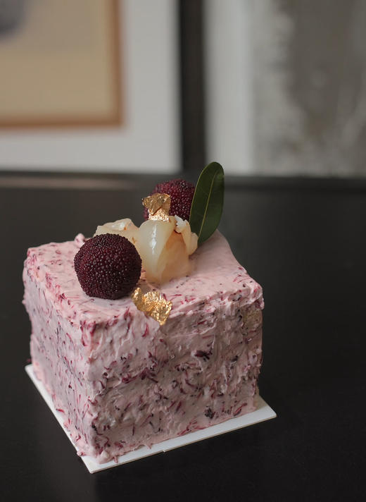 杨梅荔枝爆浆小方蛋糕【3英寸 1人食】 商品图2