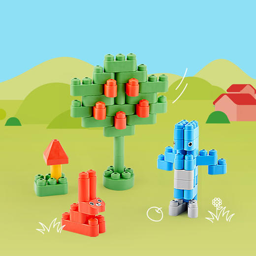 Hape软积木158粒盒装polym男孩女孩宝宝儿童管道益智拼装玩具礼物 商品图2