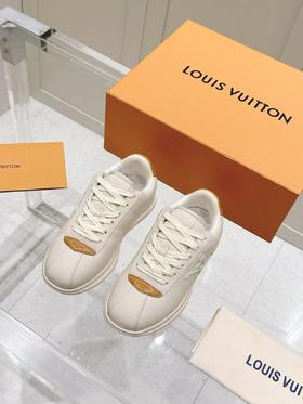 LOUIS VUITTON x Nigo Buttersoft FW25  厚底圆头 低帮 生活休闲鞋  米色（HC）