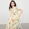 【专属特价】熙世界夏日绝美植物碎花连衣裙女2025新款度假风独特漂亮掐腰裙子 商品缩略图3