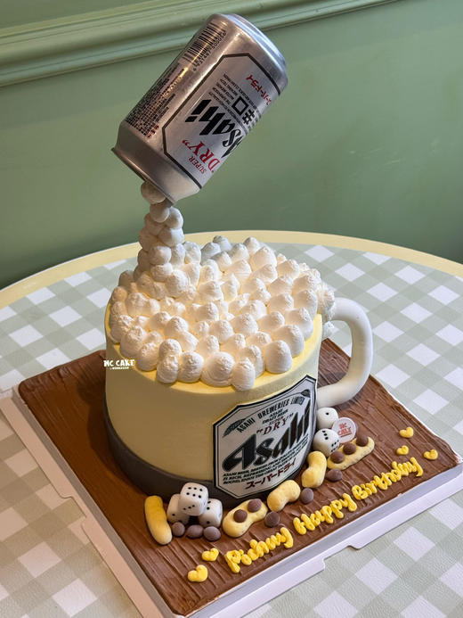 朝日啤酒装饰蛋糕 商品图0