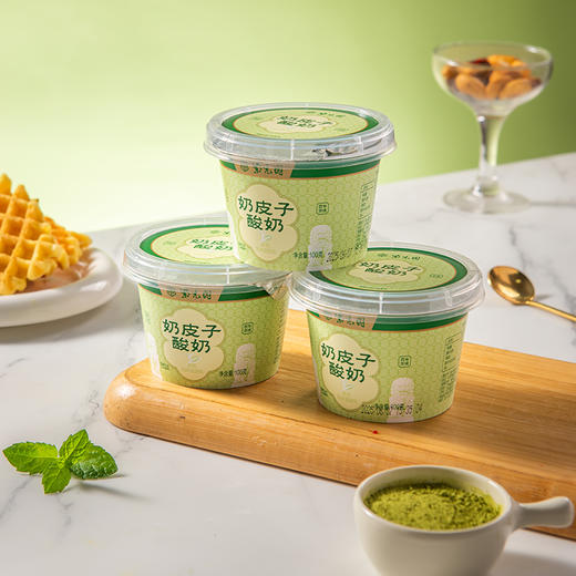 紫光园 奶皮子酸奶6杯装12杯礼盒装 新鲜日期顺丰发货 商品图2