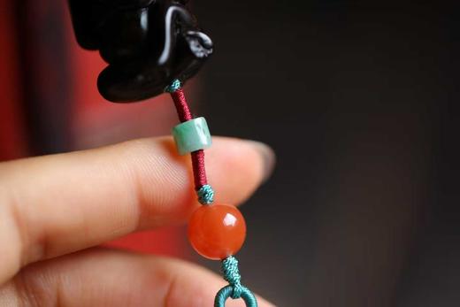 三不猴°黄杨木|紫檀|紫光檀挂件 商品图7